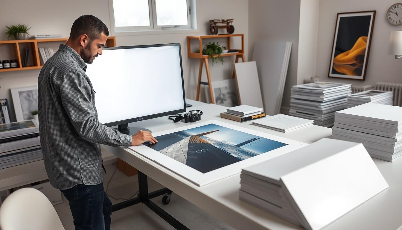 Prints prepared with clear review steps
